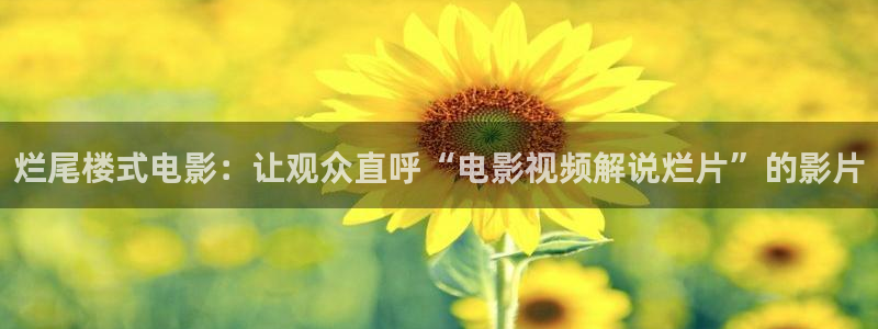 西瓜江苏东台：烂尾楼式电影：让观众直呼“电影视频解说烂片”的影片